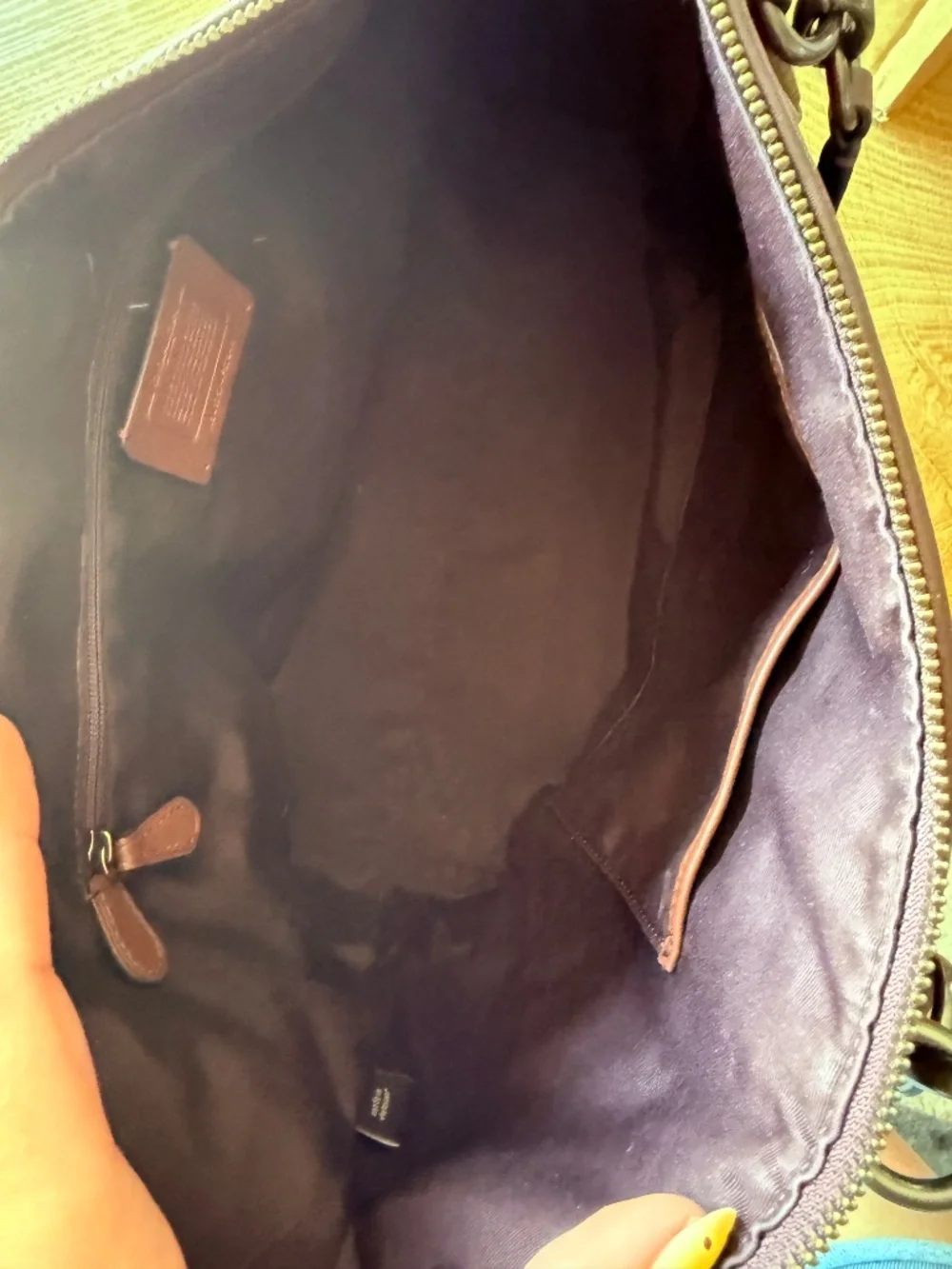 Coach Ava Jacquard Tote Carryall bag